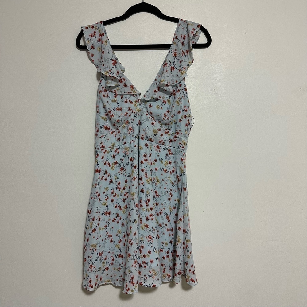 Lulus By the Bouq Floral Ruffle Mini Dress - Picture 2 of 8